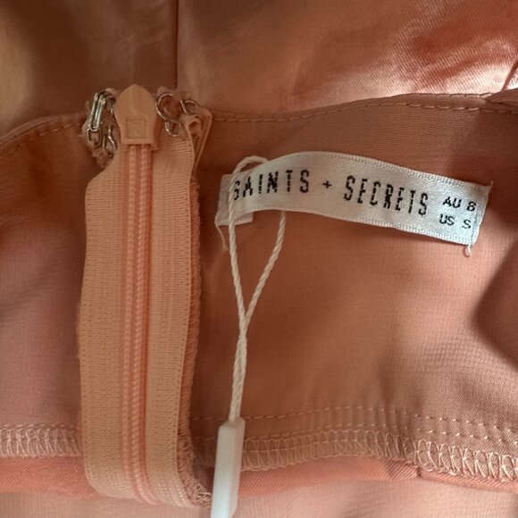 Saints & Secrets NEW WITH TAGS Rose Dress Size Small - Picture 5 of 8